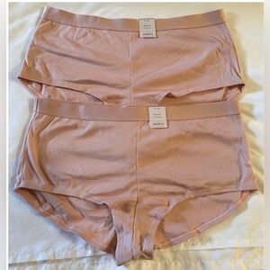 Auden Women's Boyshort Two Pack in Pink